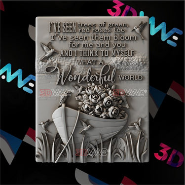 BOAT WITH ROSES 3d stl 3DWave.us